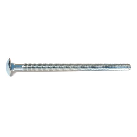 Midwest Fastener Carriage Bolt, Square Neck, 16 (Coarse), 6-1/2 in L, Steel, Zinc Plated, 50 PK 01109